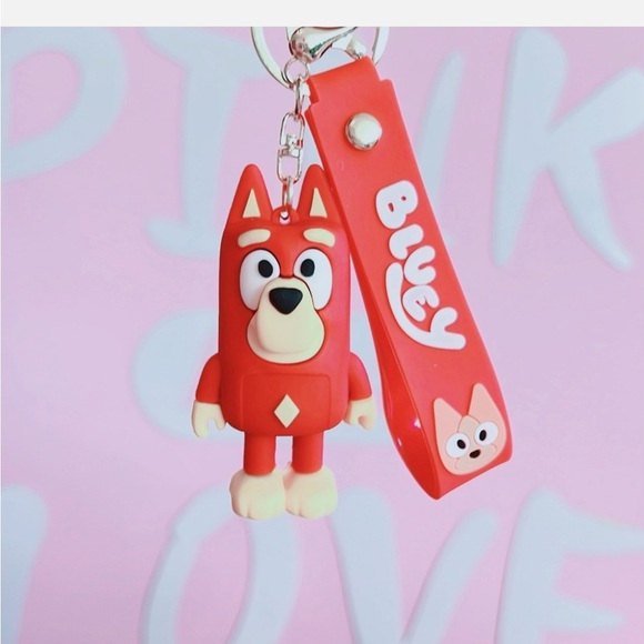 Bluey and Friends Cartoon Keychain Set - Picture 6 of 6